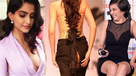 Have a look at this post, depicting ten celebrities revealing a little was too much for photographers as they got more than the deal for a fashion show. 14 Embarrassing Wardrobe Malfunctions of Bollywood Hot Actresses | Reckon Talk