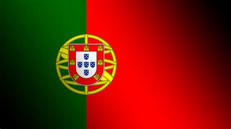 The flag of portugal was adopted in the 1910 after the deposition of manuel ii of braganza and flag of portugal changed from white and blue to the actual colour. Portugal Flagge 005 - Hintergrundbild