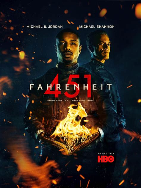 Hbo films presents fahrenheit 451. Fahrenheit 451 - movie poster: https://teaser-trailer.com ...