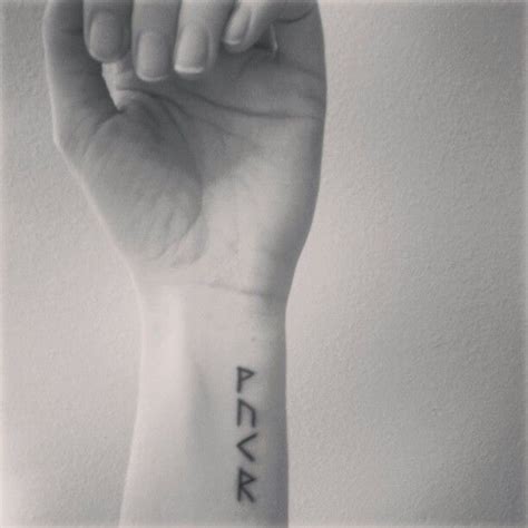 Rune alphabet for tattoo ideas. My Viking Rune Tattoo - Wunjo, Uruz, Kenza & Raido | Rune tattoo, Viking rune tattoo, Classy tattoos