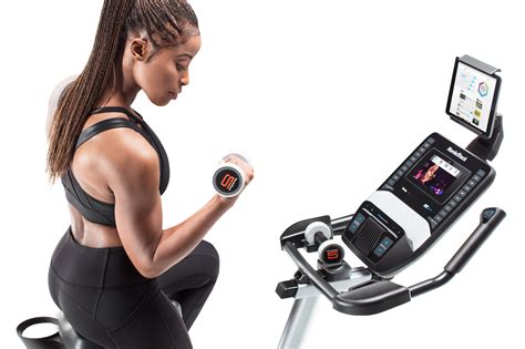 The bikes have various features, including heart monitors, adjustable seats. nordictrack-grand-tour-2018-console-woman - Exercise Bike ...