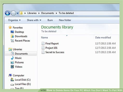 Select yes to confirm the deletion of the files. How to Delete Items On Your PC Which You Don't Want To ...