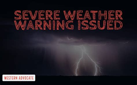 Track your location and get live updates → skip ahead to the tornado outlook and current tornado watches → Severe thunderstorm warning issued for Bathurst | Western ...