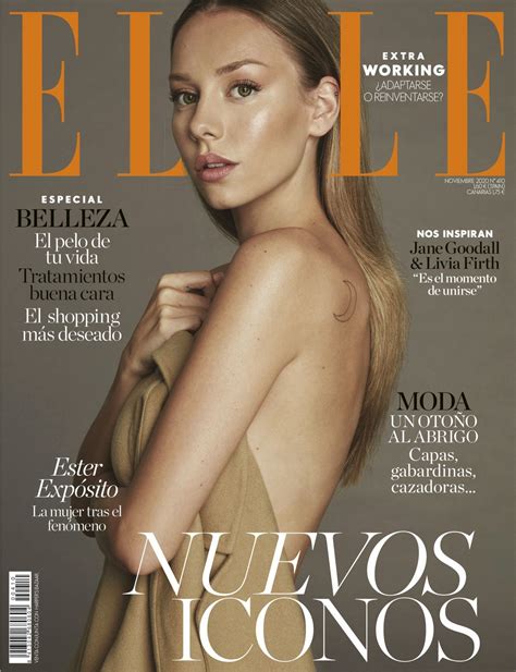 Pour être tenue au courant des nouveautés, je vous invite à me suivre sur facebook et instagram et vous abonner à ma newsletter de bons plans Ester Expósito - ELLE Magazine Spain November 2020 ...