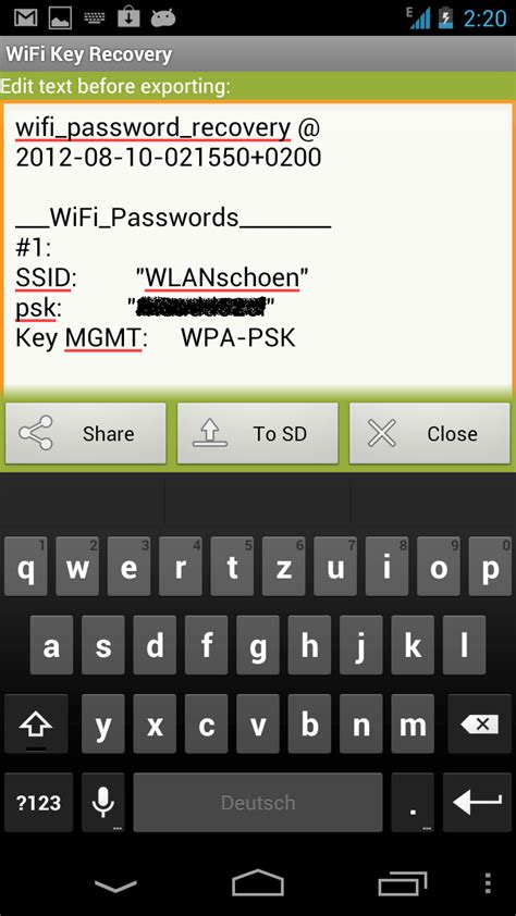 We did not find results for: WLAN Passwort auslesen - Androidmag
