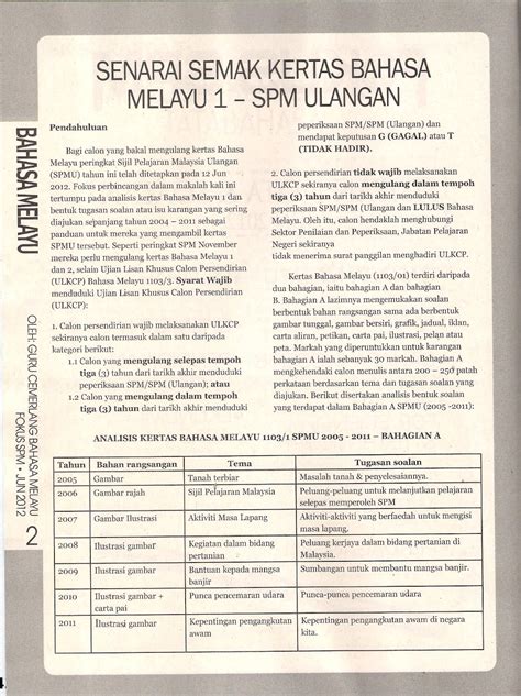 Ada manusia yang seperti kertas tisu: WADAH KETERAMPILAN BERBAHASA: RENCANA 119: SENARAI SEMAK ...