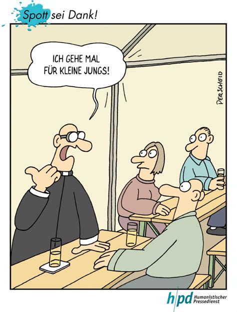 Martin perscheid, einer der erfolgreichsten deutschen cartoonisten, feiert. hpd