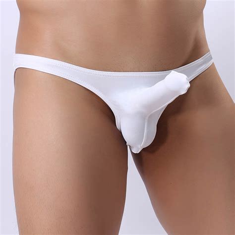 4.8 out of 5 stars 60. Sexy Men's Long Bulge Pouch Bikini Brief Underwear Smooth ...