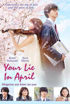 Your lie in april (四月は君の嘘) (also known as shigatsu wa kimi no uso) is a 2016 japanese youth music romance film directed by takehiko shinjō, written by yukari tatsui, starring suzu hirose and kento yamazaki and based on the manga series of the same name written and illustrated by naoshi. Fred Said: MOVIES: Review of YOUR LIE IN APRIL: Motivated ...