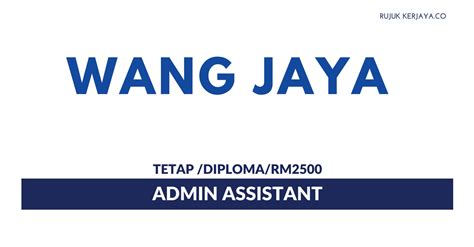 #tokmat #pesantokmat #negerisembilan tag : Jawatan Kosong Terkini Wang Jaya ~Admin Assistant • Kerja ...