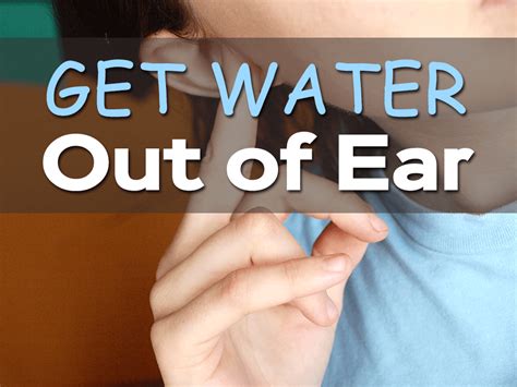 How can i keep my ear buds in my ears? How To Get Water Out Of Your Ear: Stay Healthy, Stay Fit ...