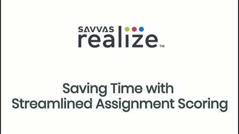 There are a number of possible answers to this question, but most of them depend. Savvas Realize: Saving Time with Streamlined Assignment ...