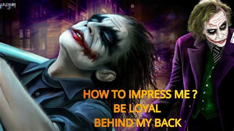 I am a very depressed person not a friend of mine everyone has harassed and hated me since childhood when i see the joker gives me plenty of motivation don't think what the world thinks of you the world is stupid you just smile and be angry attitude whatsapp status 30sec.#jokert u o. JOKER QUOTES||Life Attitude WhatsApp Status Quotes - YouTube