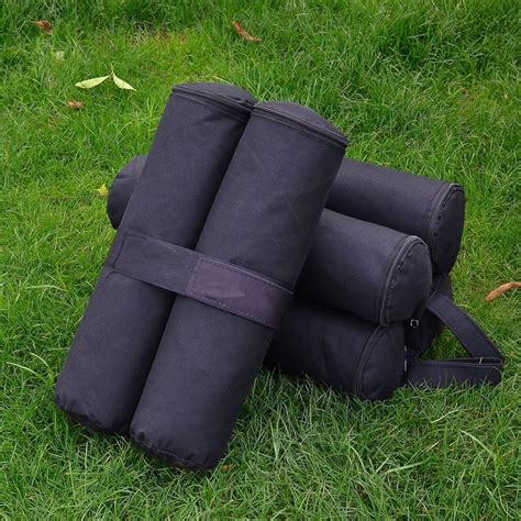 Canopy weight bags (cwb) are lightweight plastic containers with a mesh top which hold your gear while climbing or descending. DANCHEL Durable Outdoor Camping Tent Sand Bag Anti tear ...