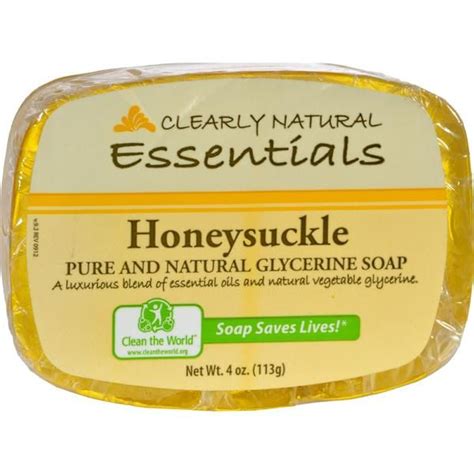 Detergent on the other hand are made from carefully crafted mixture of synthetic and natural ingredients often containing more than one sulfactant and are more soluble in water than soap. Clearly Natural Glycerine Bar Soap Honeysuckle - 4 Oz in ...