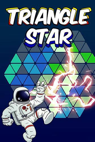 This is a puzzle game set against a blue and purple background with colorful tiles that you can drag to the white outline. Triangle star: Block puzzle game for Android - Download ...