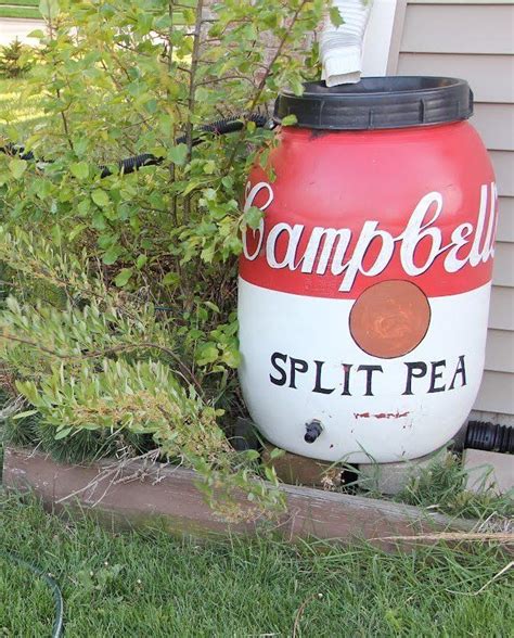 Soup can = $.52 (with soup) 20mm piezo = $.46 1/4\ jack = $.47 ball jar lid = $.43 sponge = $2.99 scrap of material = $0. Campbell's Soup Can Water Barrel | Campbell's soup cans ...