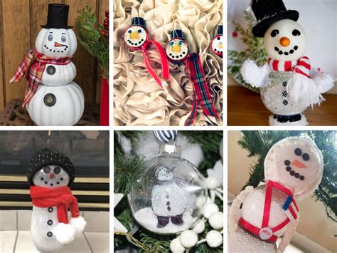 Give your snowman crafts to loved ones or use them to decorate your. Easy Creative Snowman Crafts - two purple couches