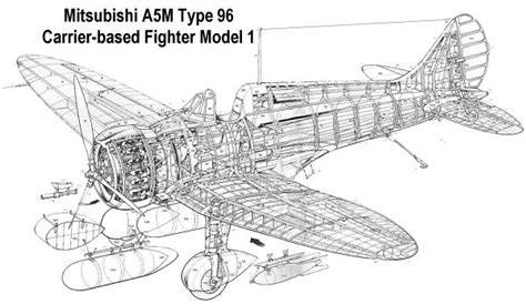 Maybe you would like to learn more about one of these? Mitsubishi A5M Cutaway | ww2 aicraft cutaway | Pinterest ...