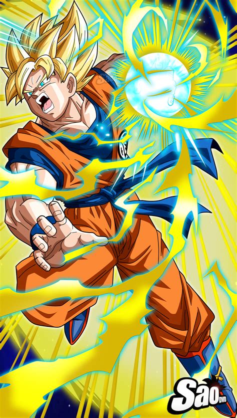 This makes goku physically 42 and chronologically 49. Goku SSJ Poster by SaoDVD on DeviantArt