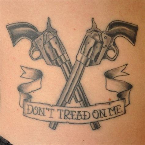 Don t tread on me fishink tattoo. 20 Don't Tread on Me Tattoo Designs | Pistols, Pistol ...