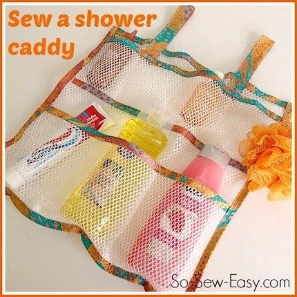 Alternatively, this could be a stylish and mobile caddy for bathroom cleaners or other this sturdy caddy is perfect for holding shampoos and accessories. Tutorial: Mesh shower caddy - Sewing