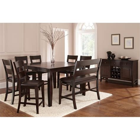 Butterfly leaf, counter height kitchen & dining room sets : Victoria Solid wood Counter Height Dining Table Butterfly ...