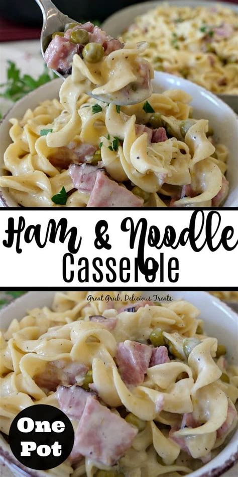 With any leftover sauce, add hillshire farm sausage or. One Pot Ham and Noodle Casserole is a quick and easy ...