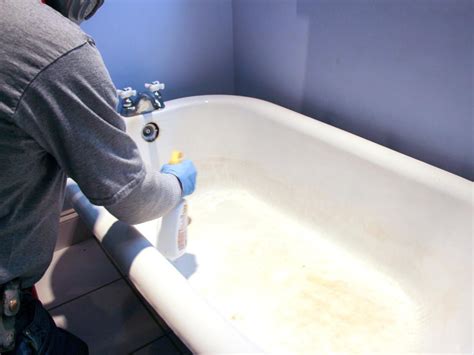 The bathtub resurfacing cost, if a do it yourselfer is doing the job, would include the price of at least one high powered portable fan for ventilation; How to Refinish a Bathtub | how-tos | DIY