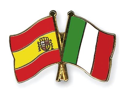 Affordable and search from millions of royalty free images, photos and vectors. Crossed Flag Pins Spain-Italy Flags