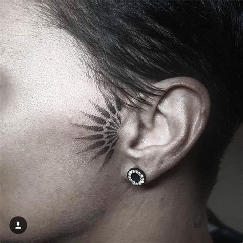 While tattoos might be becoming as popular as pierced ears—in fact, whole foods might soon offer inking services—there are still certain ones you won't find any butterflies, tribal armbands, or wrongly interpreted chinese characters here. Dot work Tattoo Face/Ear Piece by the very talented Martin ...