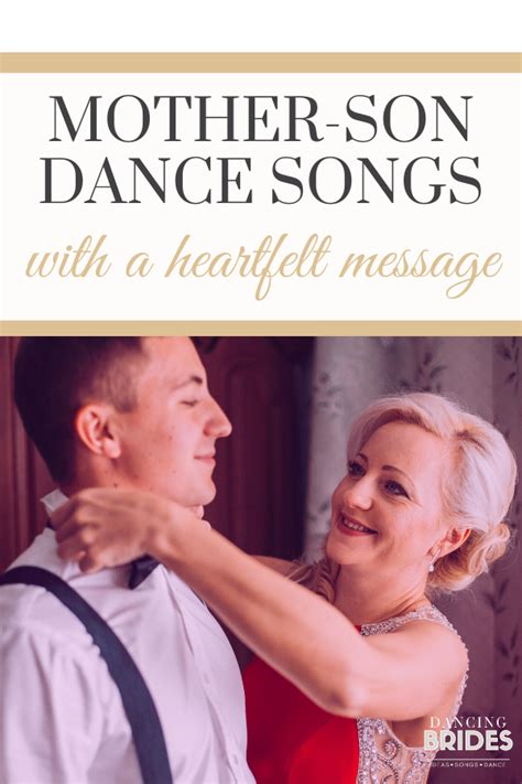 This article includes songs from a wide variety of artists spanning many years and genres, including the beatles, josh groban, james taylor, and many more. Mother Son Wedding Dance Songs That Will Warm Your Heart | Mother son dance songs, Mother son ...