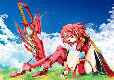 Our goal is for newgrounds to be ad free for everyone! Pyra by @dansarasado : Xenoblade_Chronicles