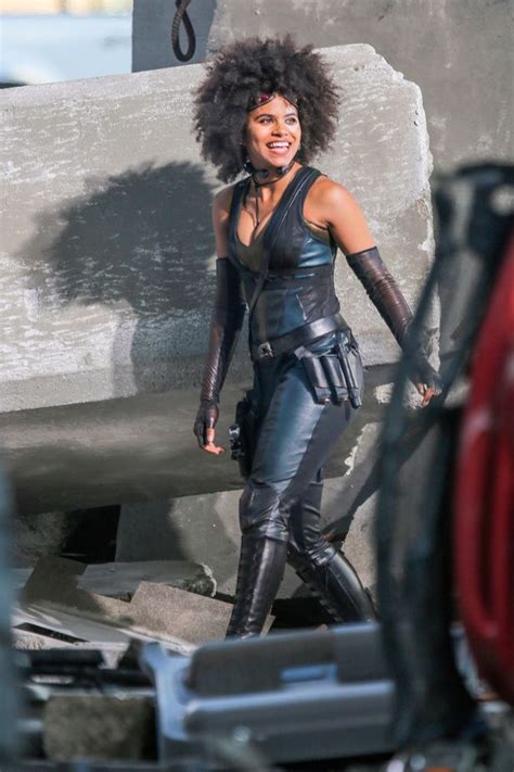 Image via imdb/sony pictures releasing. Deadpool actress Zazie Beetz pays tribute to her stunt ...