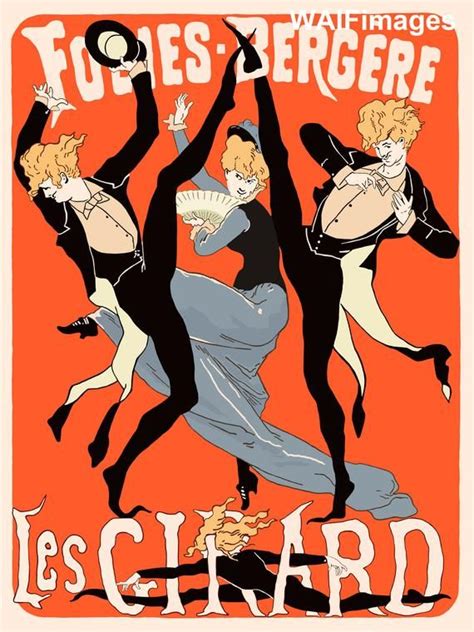 Free delivery and returns on ebay plus items for plus members. Folies Bergere Poster for Les Girard lively wall or card ...