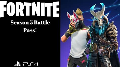 The fortnite battle pass battle royale progression system was introduced at the start of season 2 in december 2017. Fortnite Season 5 Battle Pass Rewards | Free V Buck Add