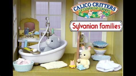 The country bathroom set is a perfect furniture set to add to your calico critters house. Sylvanian Families Calico Critter Country Bathroom Set ...