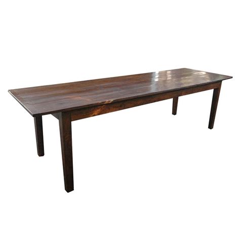 A farmhouse table has a wonderful aura of warmth and history. 9 foot 3 inch Long English Farmhouse Dining Table at 1stdibs