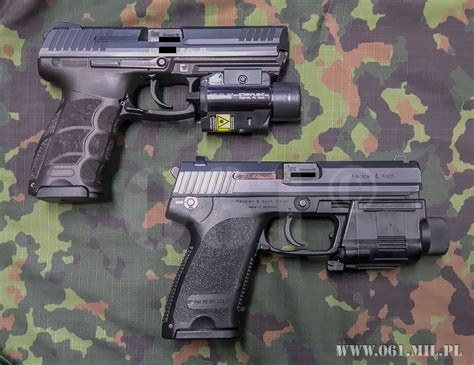 Special grip frame with interchangeable backstrap inserts and lateral plates. H&K P30L - KOLEKCJA 061 - broń i akcesoria
