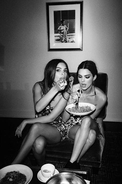 The models were each sued over instagram posts about the fyre festival that they allegedly never said were sponsored. Kendall Jenner And Emily Ratajkowski Share Spaghetti On ...
