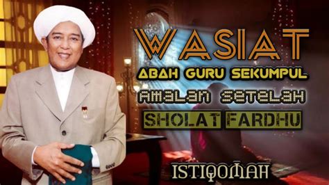 Ujar abah guru sekumpul, di antara amalan yang menyebabkan lepas dari siksa kubur, tidak ditanya malaikat dalam kubur dan masuk surga tanpa dihisab adalah mati dalam menuntut ilmu. Bismillah | Wasiat Amalan Setelah Shalat Fardhu || Abah ...