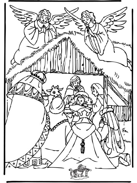 These scripture coloring pages are great for both adults and for kids. Crib 3 - Christmas