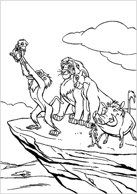 In additon, you can explore our best you can use these free printable lion king hyenas coloring pages for your websites, documents or presentations. Rafiki baptizes Simba - The Lion King Kids Coloring Pages