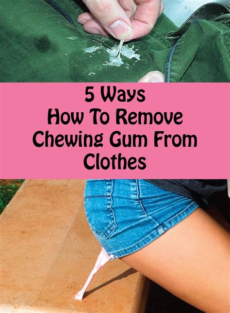 Are you eager to find out how to remove chewing gum from clothes which stuck to the cloth and penetrated into it? Chewing Gum - How To Remove Chewing Gum From Clothes ...