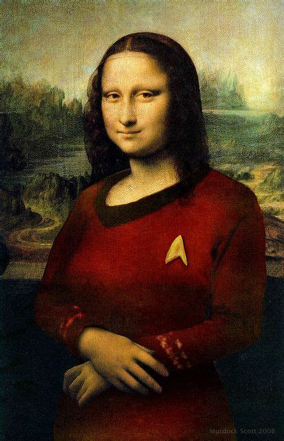 Lisa banes sadly passed away on june 14, 2021 after spending over a week in critical condition. Red Shirt Mona Lisa | Star trek funny, Star trek art, Star ...