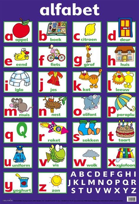Below you'll find all 27 letters of the abecedario and their names, along with an example word for each. Alfabet | Kleuterschool alfabet, Alfabet werkbladen ...