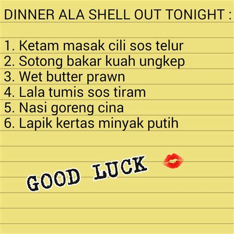 You can see the results as soon as the mot centre has recorded the test result. ~it's reel moments~: Buat sendiri dinner seafood ala Shell Out