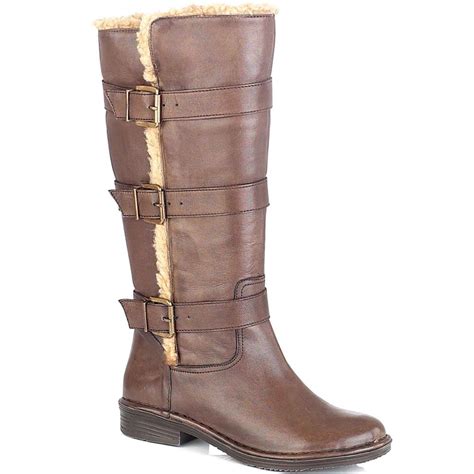 Ausfahrt oldiebootetreffen 2016 teupitzer see. Lotus Corsano Brown Leather Boot with Buckle Trim - Lotus ...