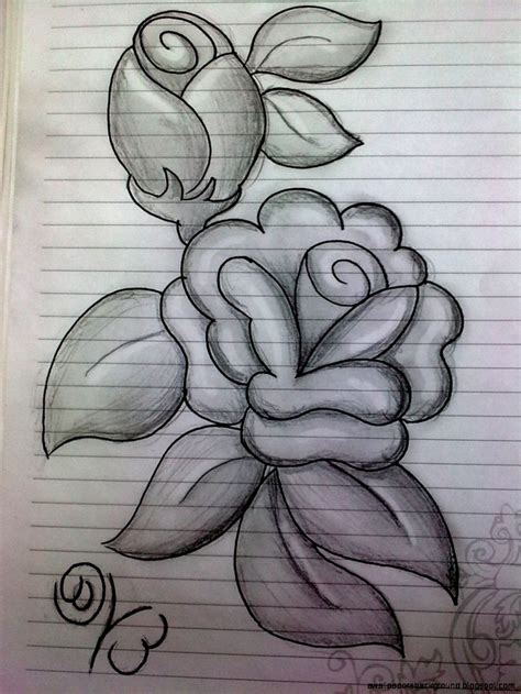 To get a wonderful free gesture drawing you must use your whole arm, wrist and hand in these drawings of roses exercises. Rose Flower Pencil Drawing at GetDrawings | Free download