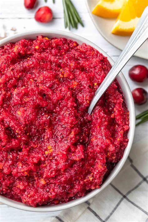 Transfer to a large bowl and stir in sugar. Cranberry Walnut Relish Recipe : Cranberry Relish Recipe ...